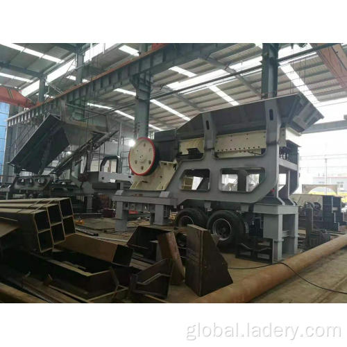 Jaw Crusher For Mining Plant Wheeled Mobile Jaw Crusher/Tyre Type Mobile Crushing Station Factory